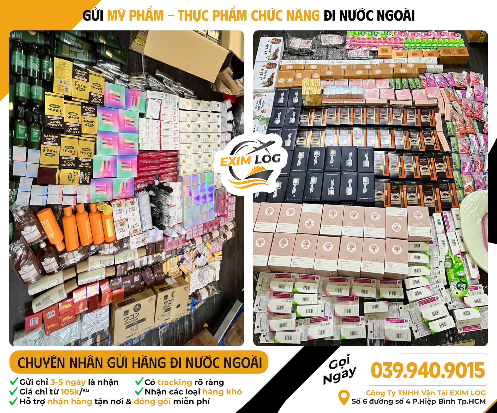 GỬI HÀNG ĐI MỸ